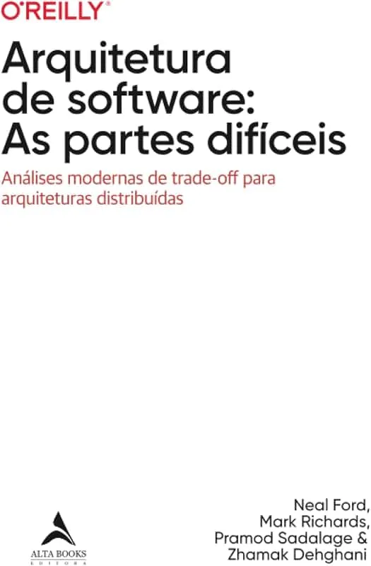 「Arquitetura de Software: As Partes Difíceis」の表紙