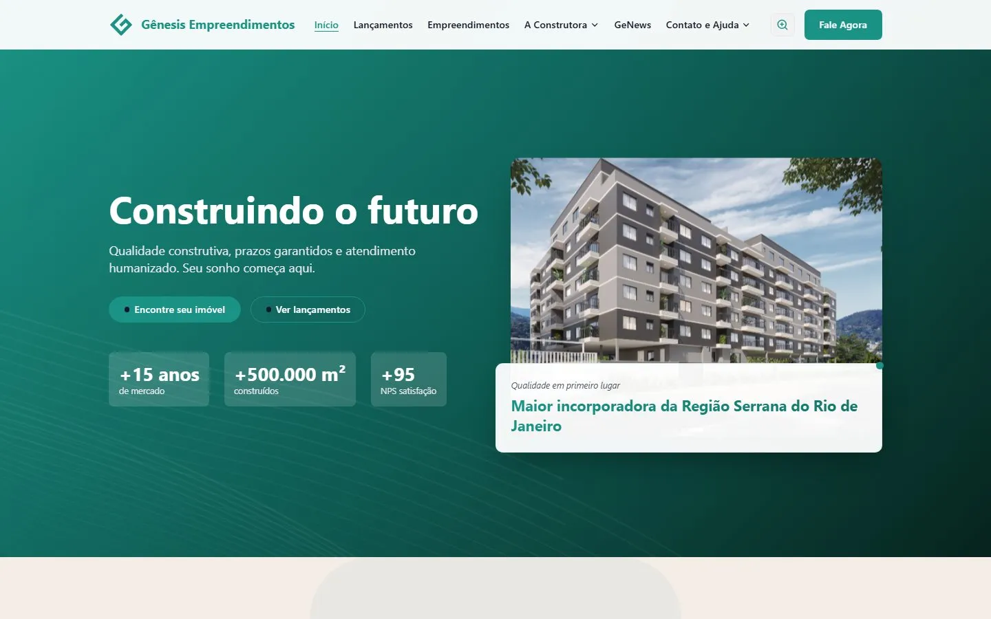 Gênesis Empreendimentos: a home em produção